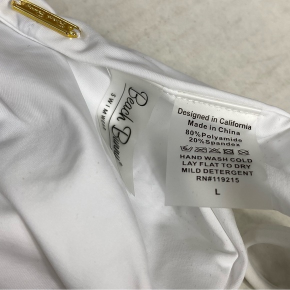 BEACH BUNNY KINSLEY TIE SIDE SKIMPY BIKINI - Picture 5 of 9